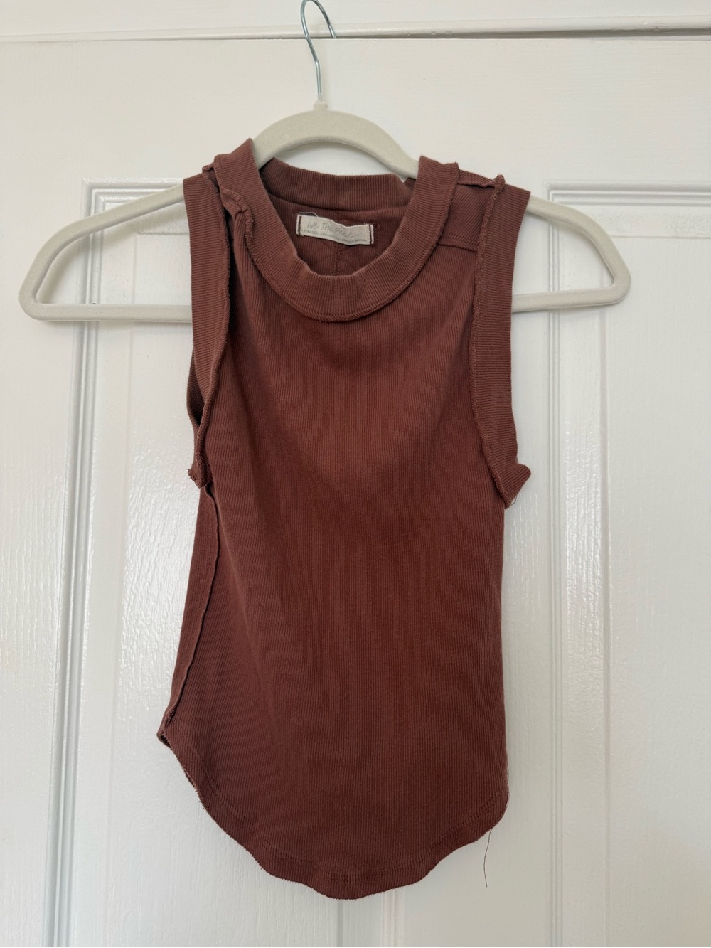 We The Free Mauve Tank Top - Ribbed Sleeveless